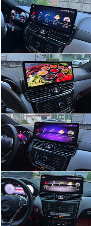 12,3"" Android 14 Android Display Carplay für Mercedes GLE / AMG – Kabelloses CarPlay, GPS & OEM-Integration – Ansicht 3
